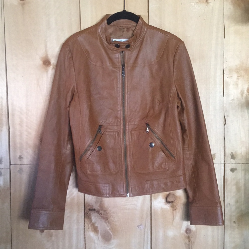 💛 Studio Y Leather Size Large Jacket